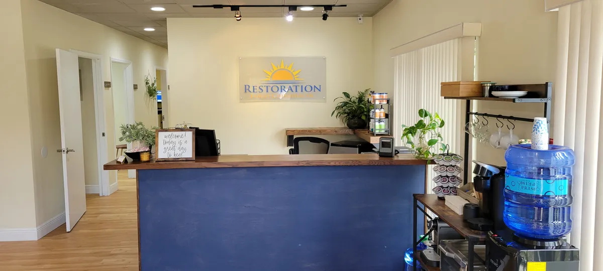 Front desk at Restoration Family Chiropractic
