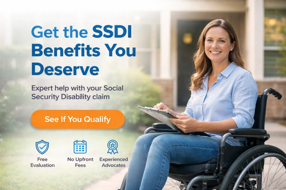 SSDI Benefits Assistance Illustration