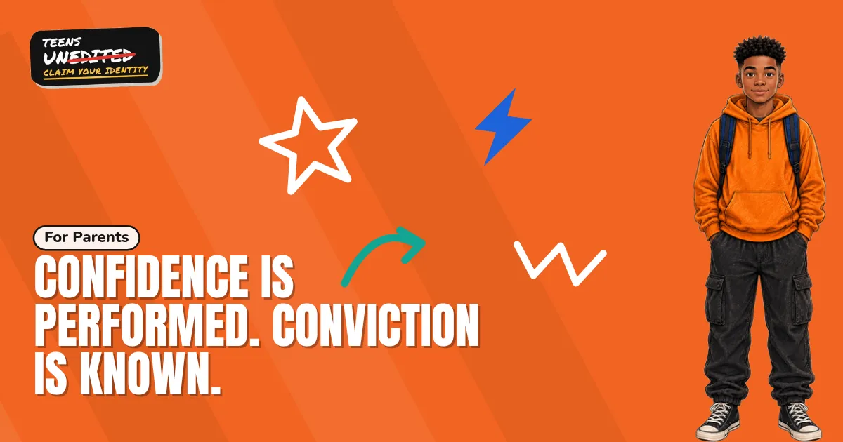 Confidence Is Performed. Conviction Is Known.