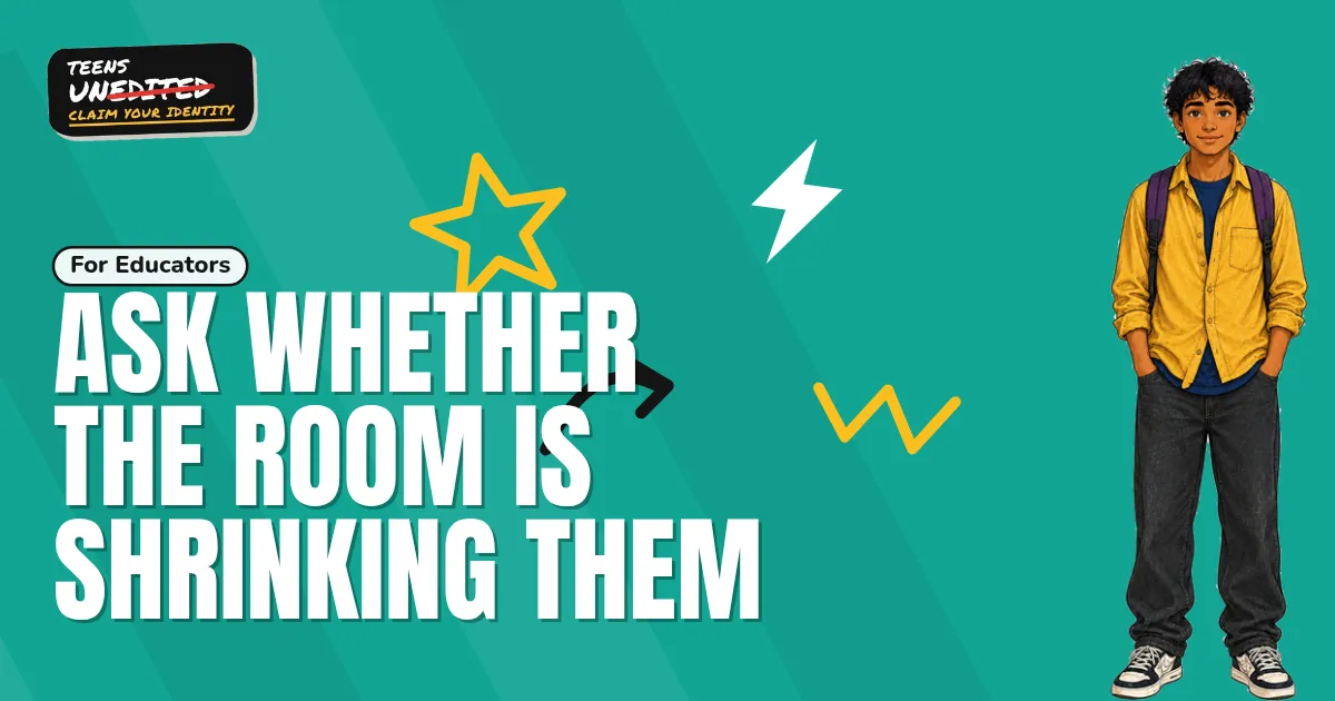 Ask Whether the Room Is Shrinking Them
