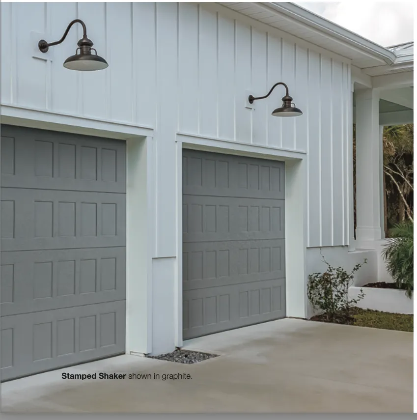 Premium CHI garage door in a modern design.