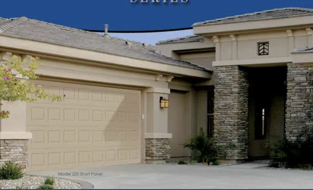 Custom residential garage door installation by Just Garage Doors in Lake Havasu City, AZ.