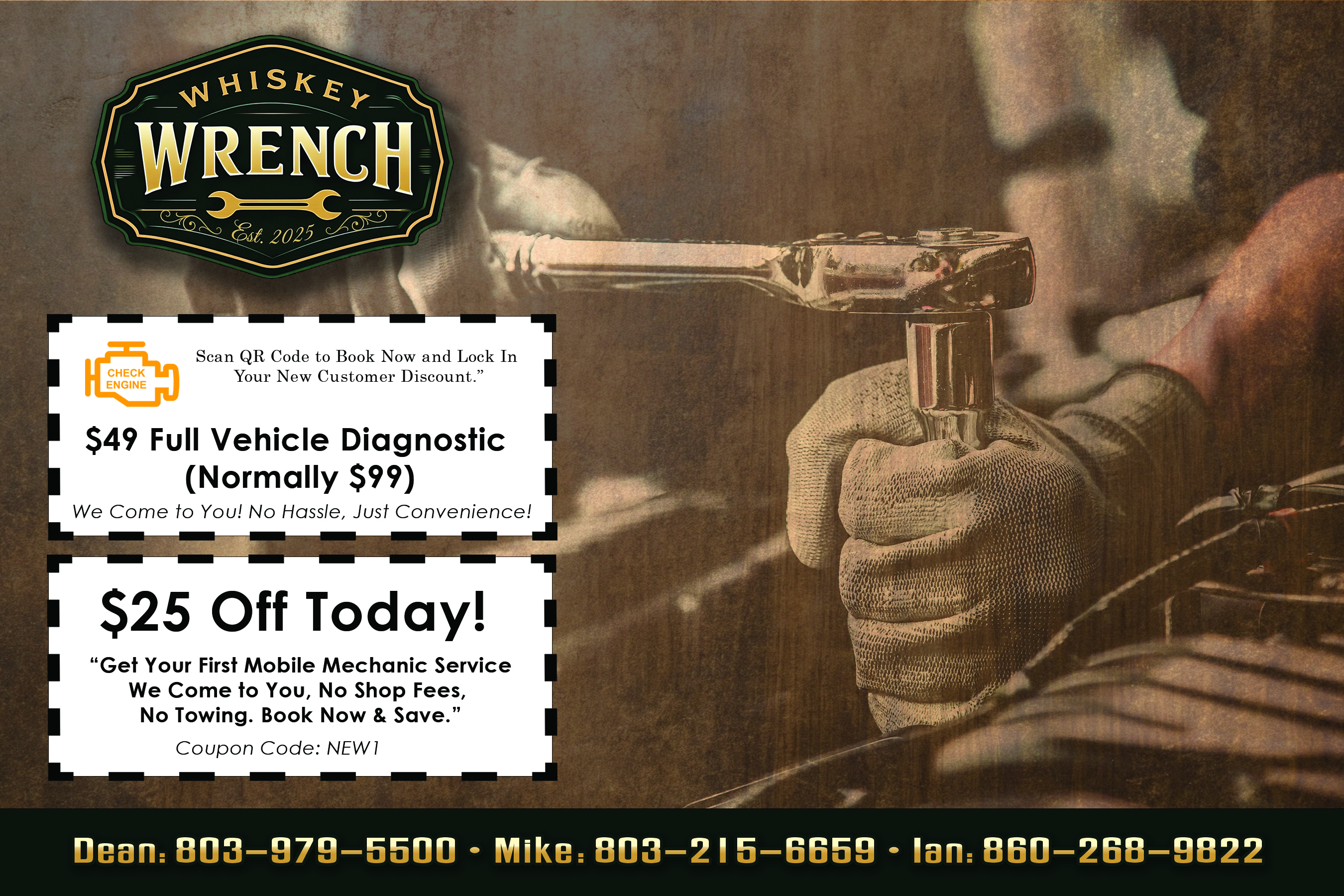 A screwdriver and some hardware are on a surface.