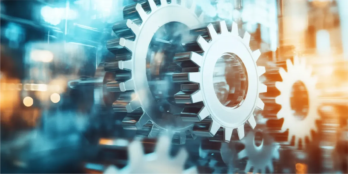 Gears to represent systems and automations