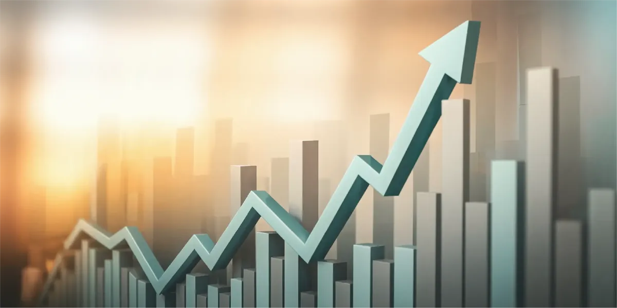Graph trending upward