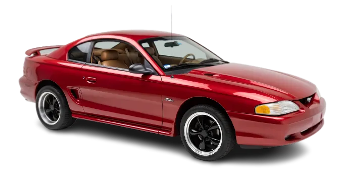 1998 Red Mustang GT (tan interior) "Willie Nelson" - automatic