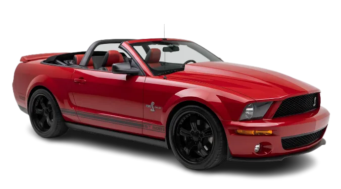 2008 Shelby GT 500 Cobra Jet (red & black interior) "Bruce Lee" - 6 speed manual
