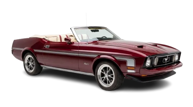 1973 Mustang (Mach 1 tribute) - "Red Baron" - 3 speed manual
