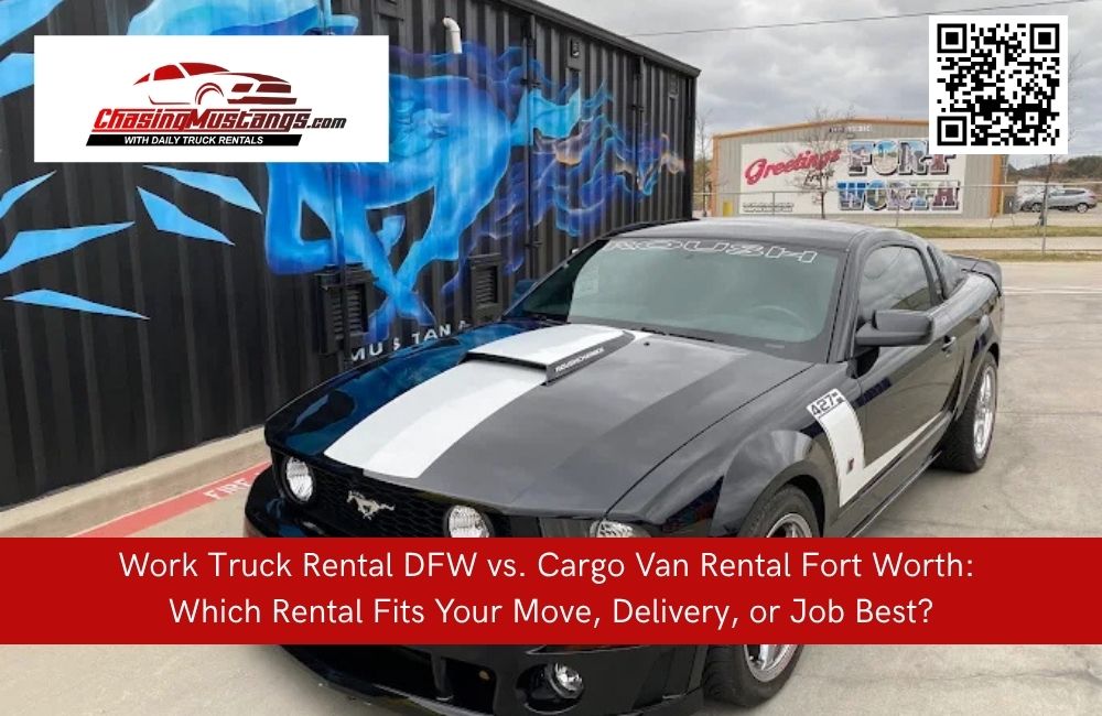 Work Truck Rental DFW vs. Cargo Van Rental Fort Worth: Which Rental Fits Your Move, Delivery, or Job Best?