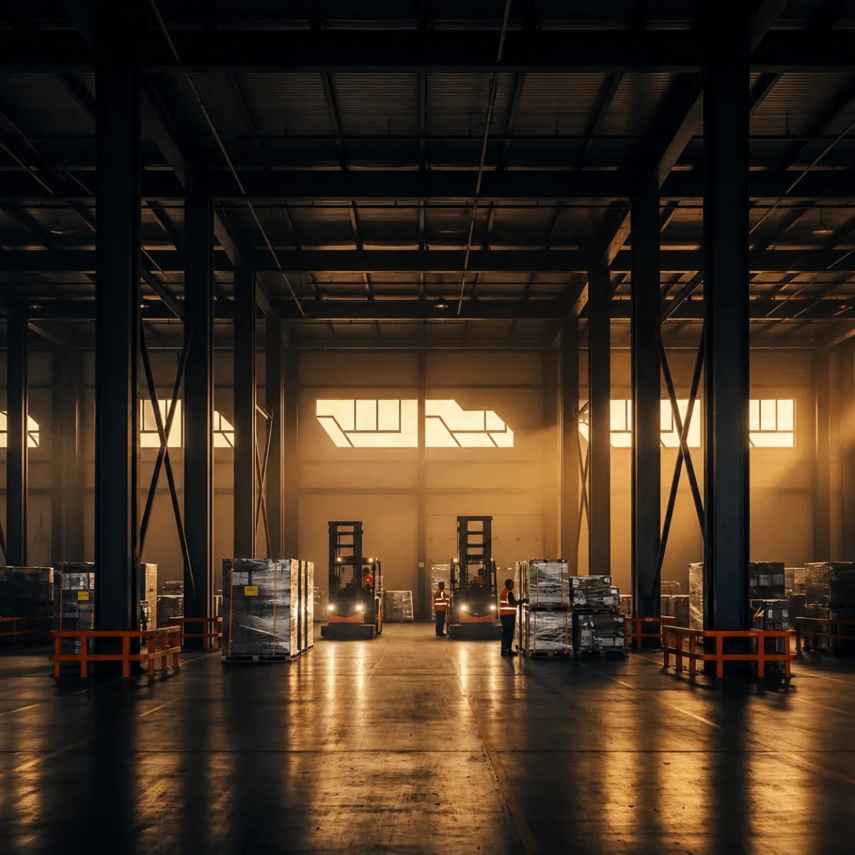 Commercial logistics warehouse terminal