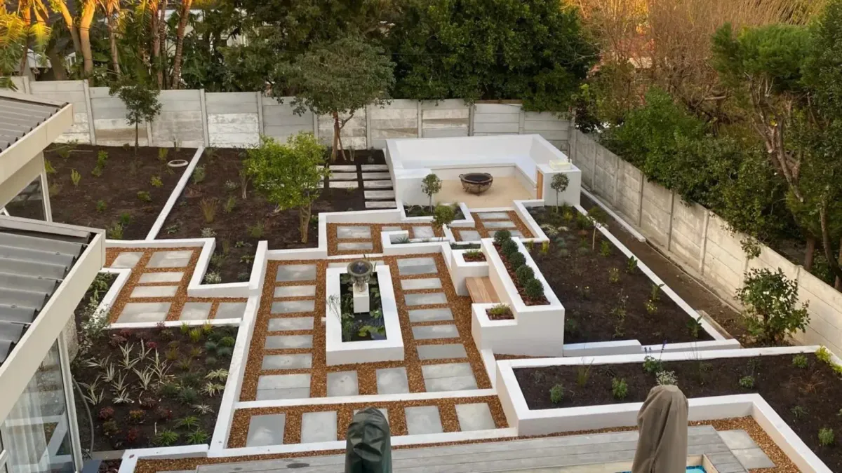 Architectural stone paving for driveway and patio in Cape Town
