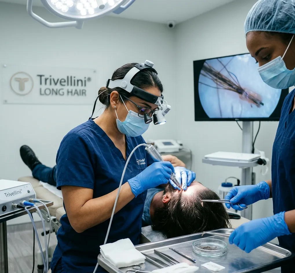 Trivellini® Long Hair | Trasplante Capilar sin Rasurar en Puebla