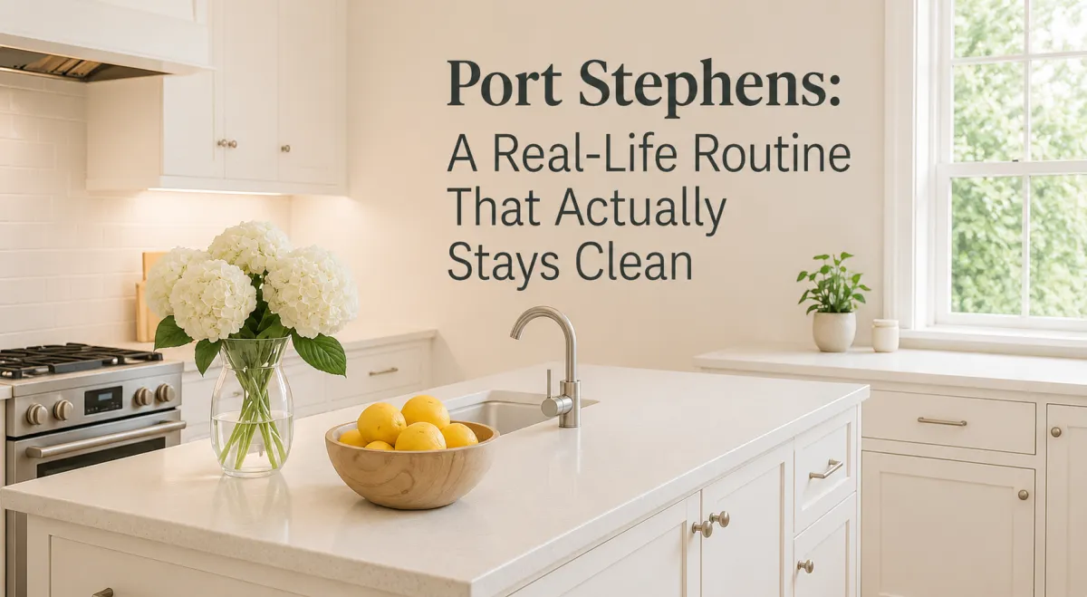 A Realistic Cleaning Routine for Busy Households