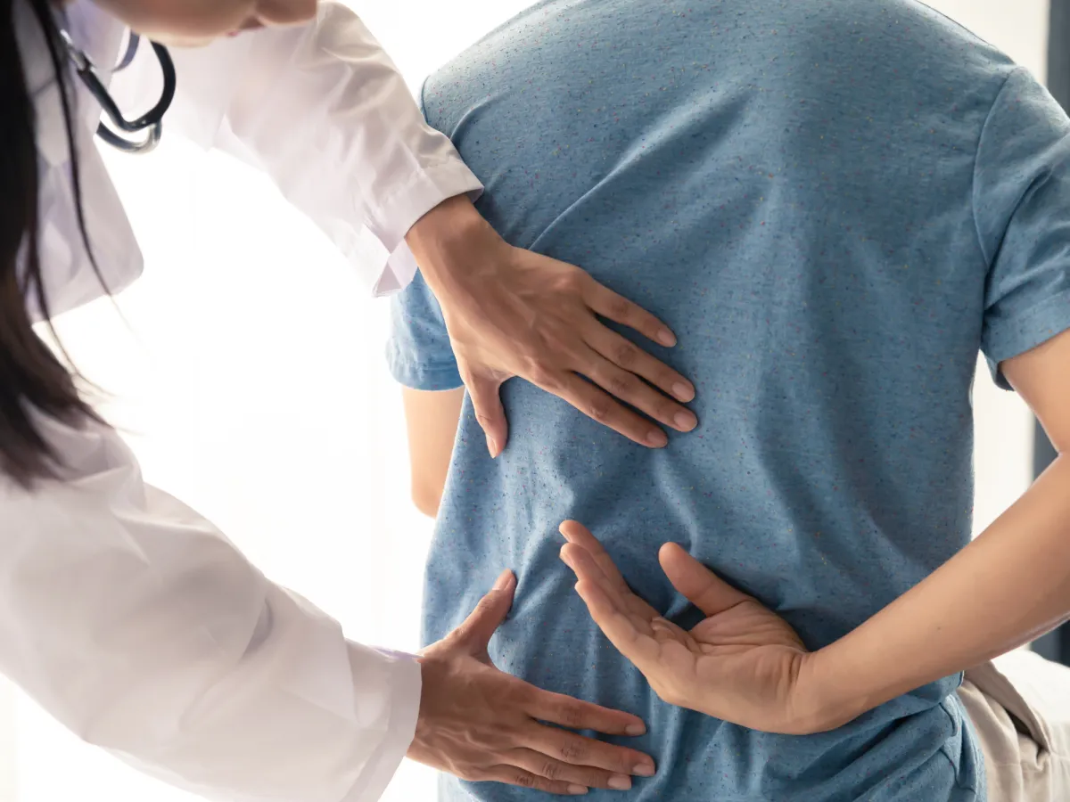 Patient getting chiropractic care