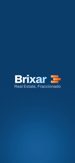 Mockup of the Brixar app welcome screen.