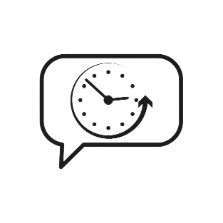 Slow follow up icon