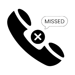 Missed calls icon