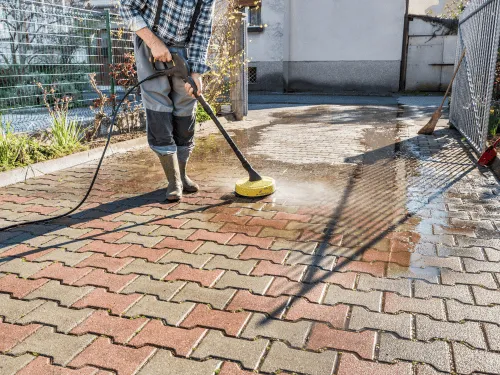 Driveway Cleaning in Stockport