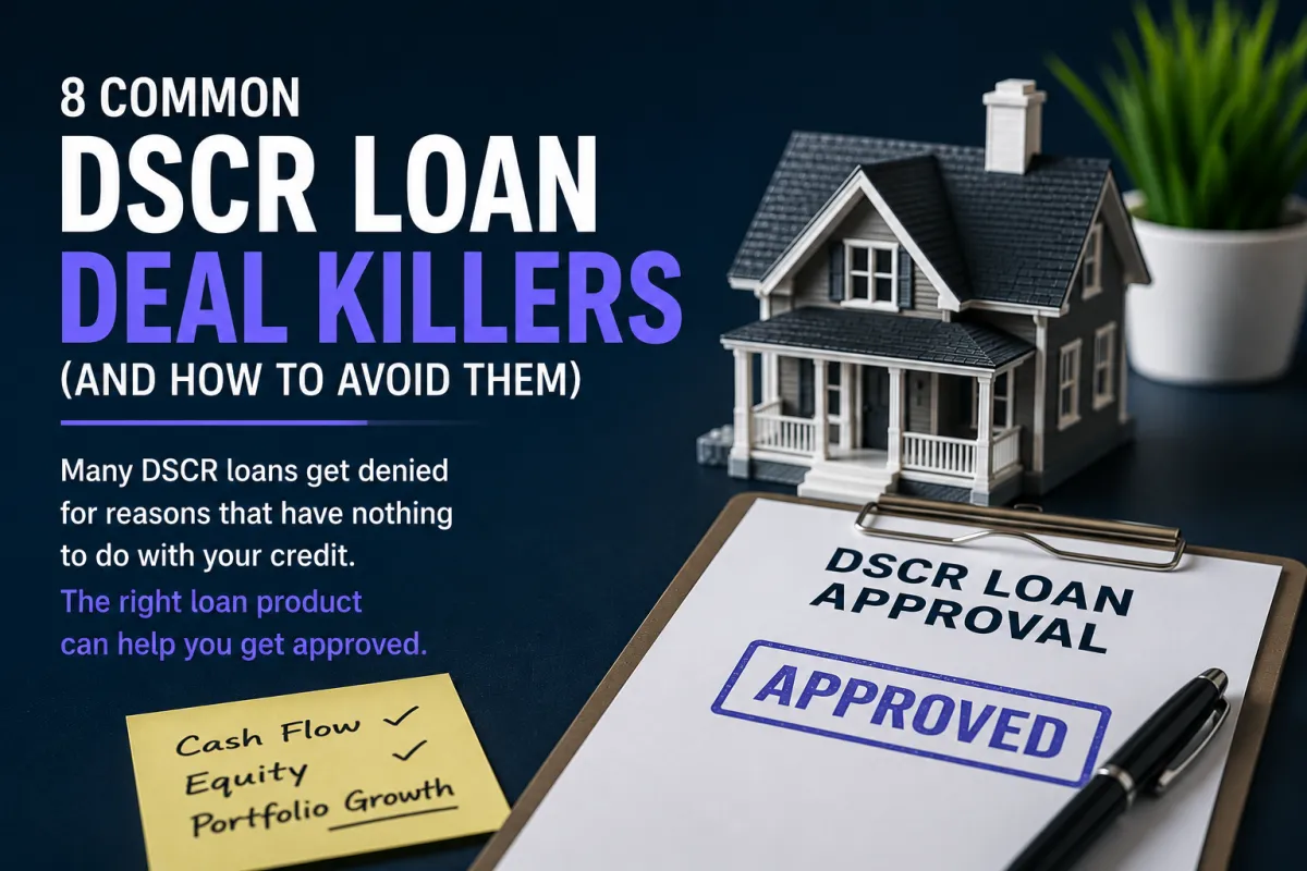 8 Common DSCR Loan Deal Killers (And How Real Estate Investors Can Avoid Them)