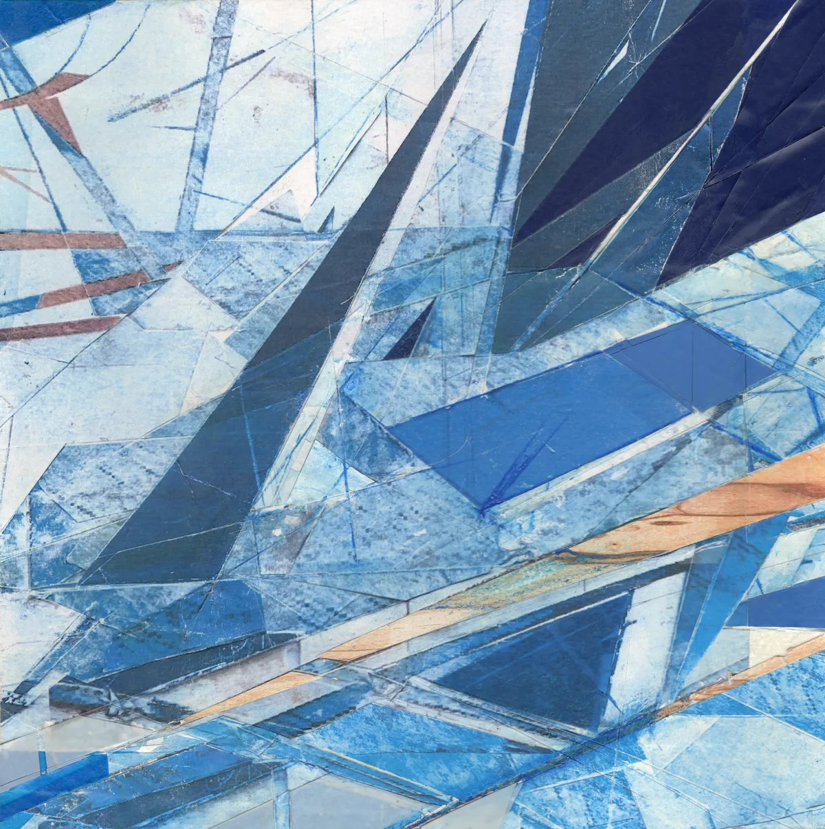 Blueprint Press architectural screenprint on cotton rag by Karen Wood