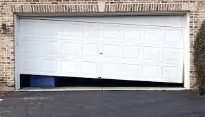 Garage door off track