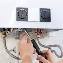 Gas Hot Water being repaired