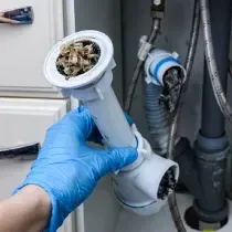 Drain being cleared