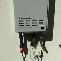Continuous Flow Hot Water Installation
