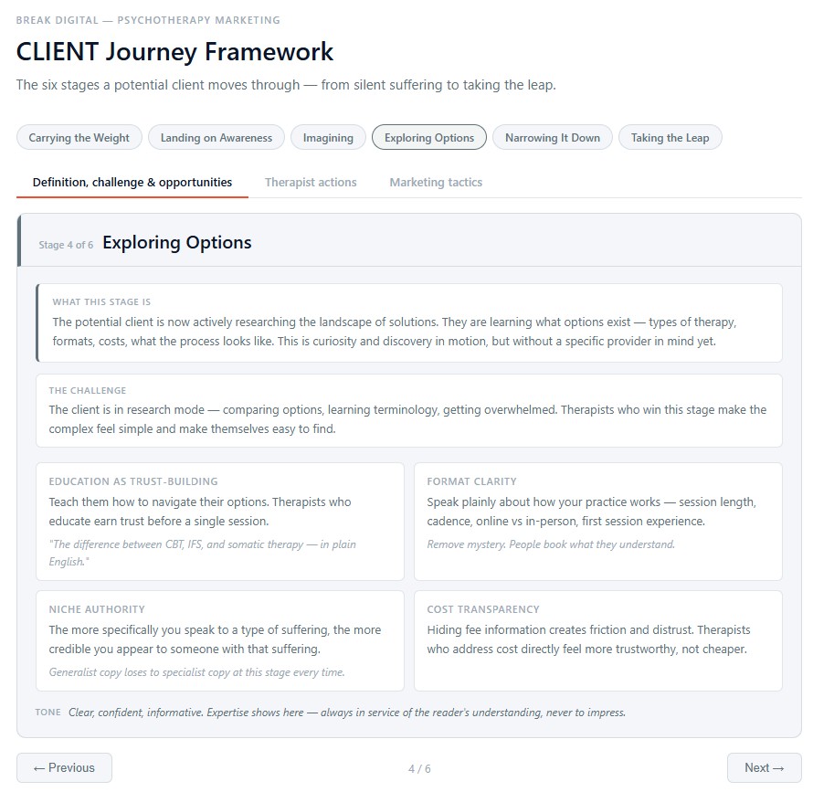 Marketing Strategy for Private Practice Therapists-sample only