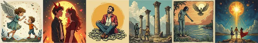 hieroglyph SIX SEASONS OF LIFE