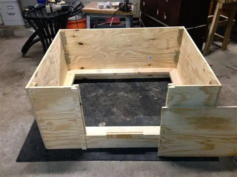 wooden whelping box