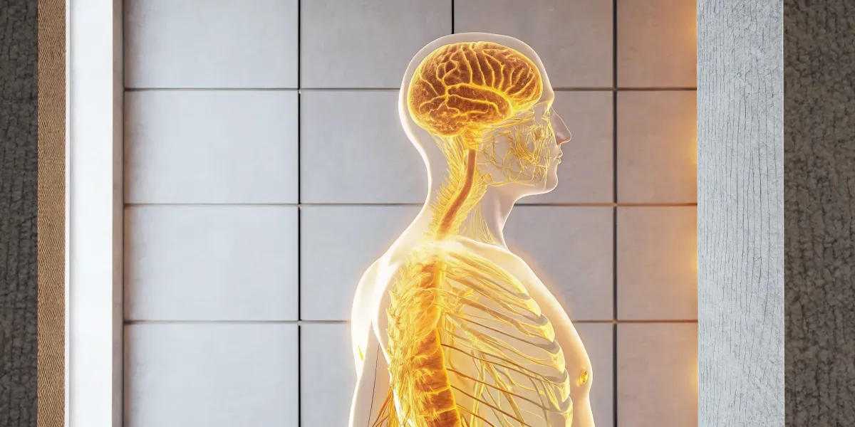 Anatomical view of the limbic system and its role in chronic pain.
