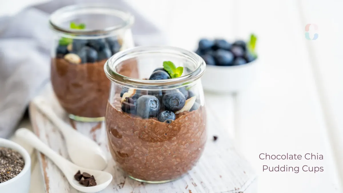 Festive Gut-Friendly Treat: Chocolate Chia Pudding Cups