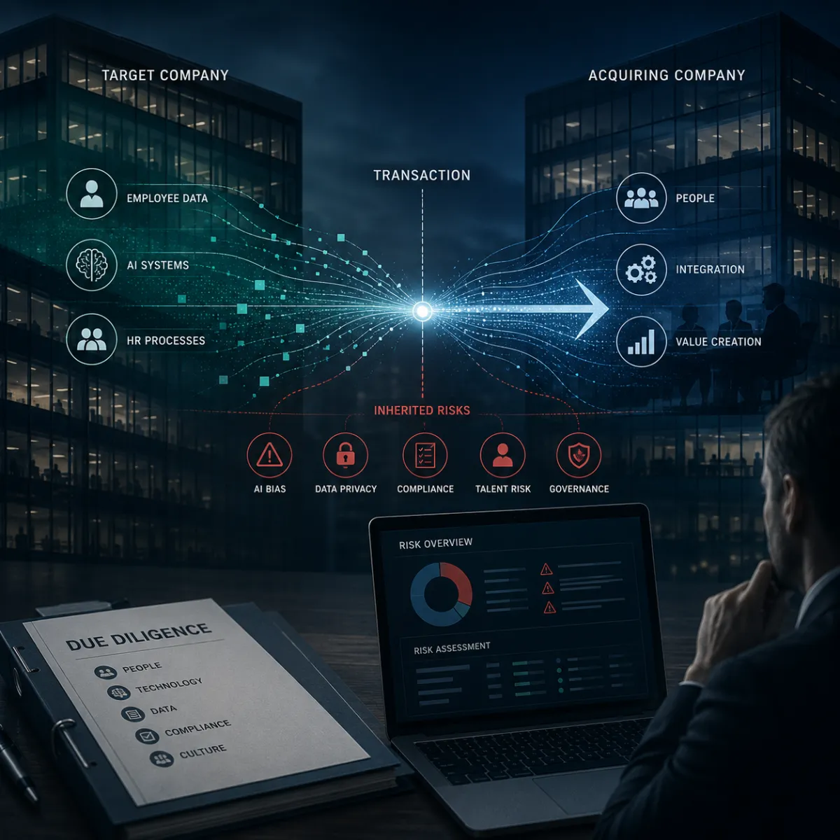 Inheriting AI Risk in M&A: Why HR Diligence Must Include AI Systems