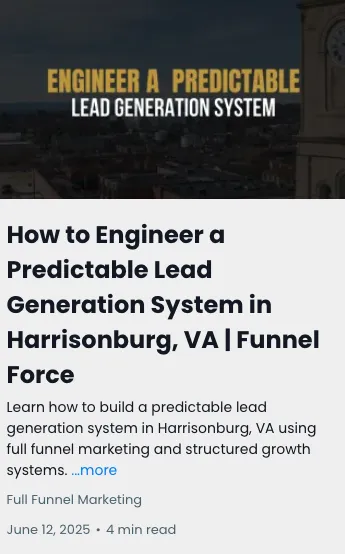 How to engineer a predictable lead generation system