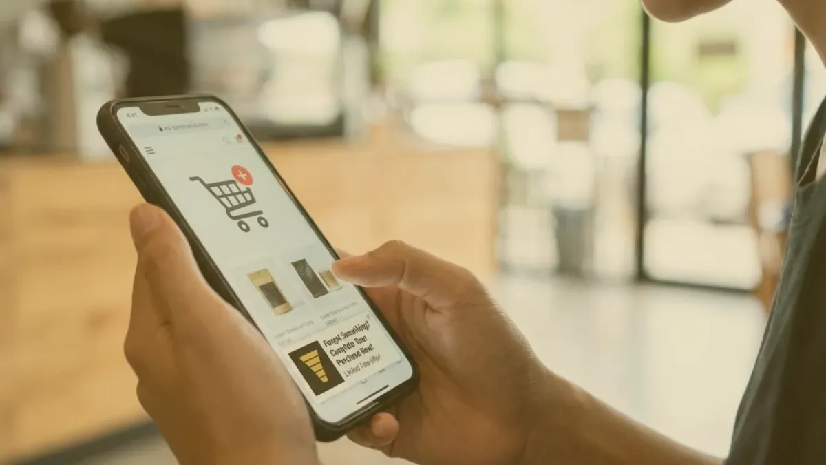 Digital retargeting campaign re-engaging website visitors on mobile