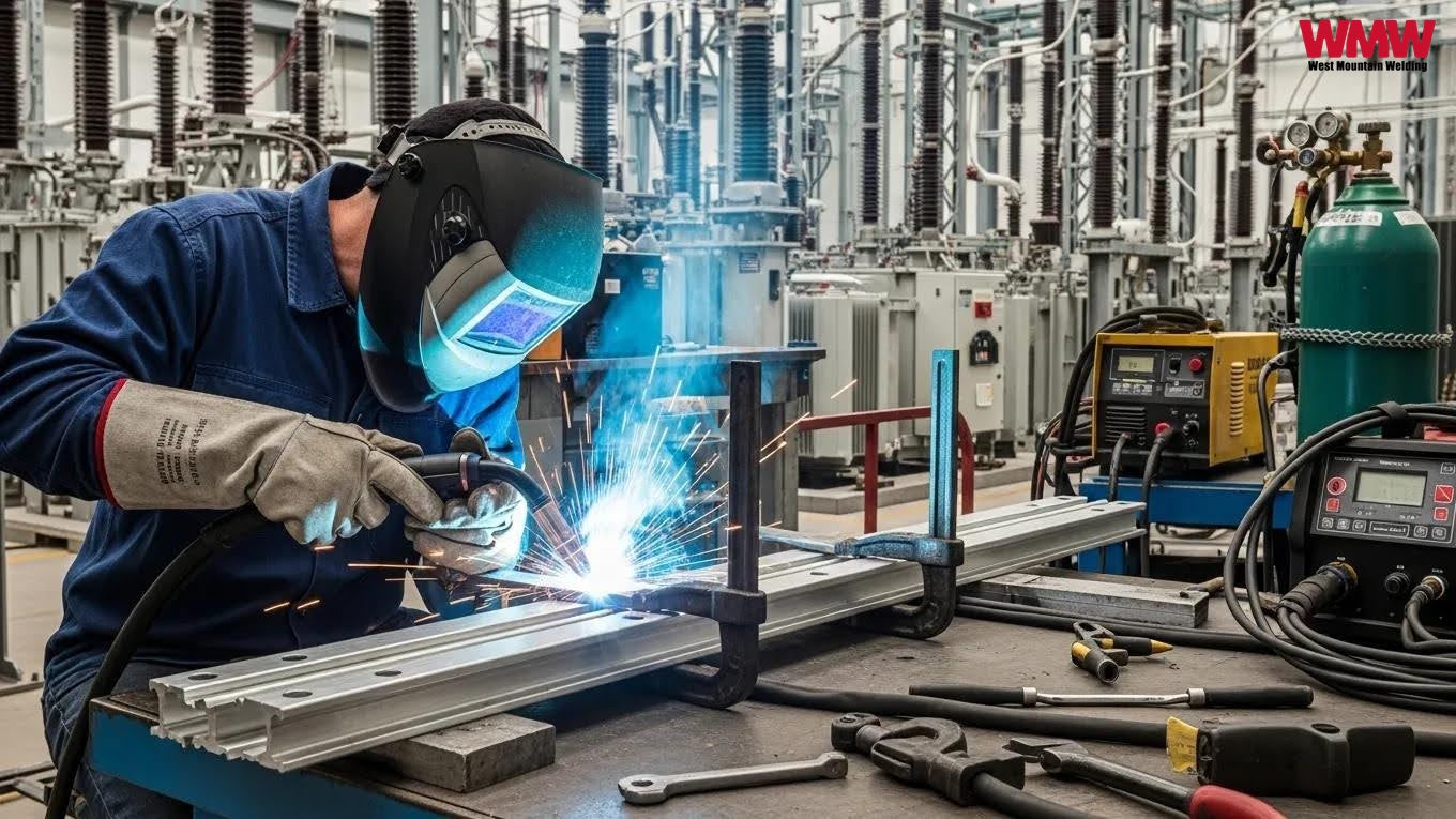 Complete Guide to Aluminum Welding in Substation Systems | West Mountain Welding