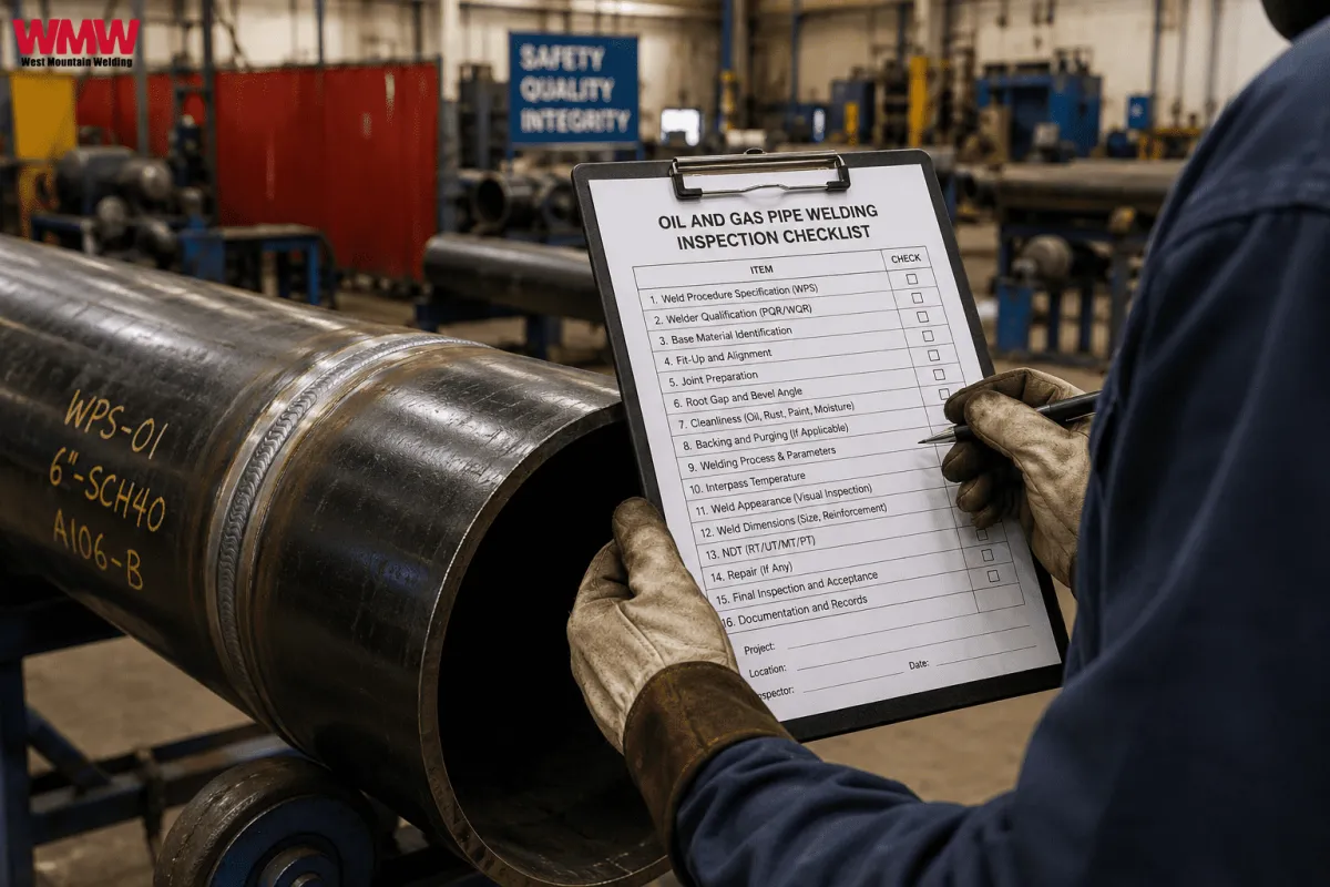 The Complete Oil and Gas Pipe Welding Inspection Checklist