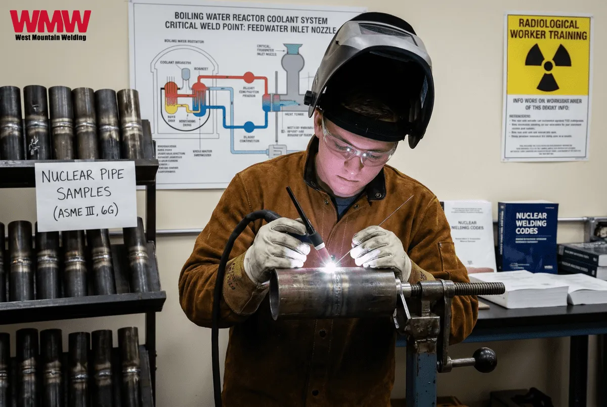 How to become a nuclear power plant welder?