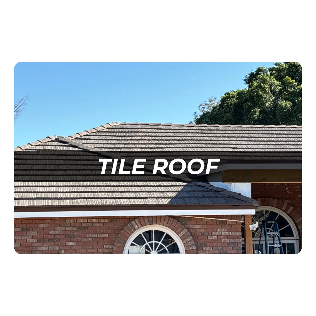 Completed tile roof installation by Arizona’s Finest Roofing — durable and stylish roofing solution for Arizona homes.