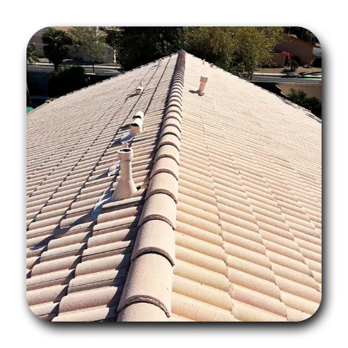 Architectural asphalt shingle roofing installation on a multi-level Chandler home, showing seamless valley transition.