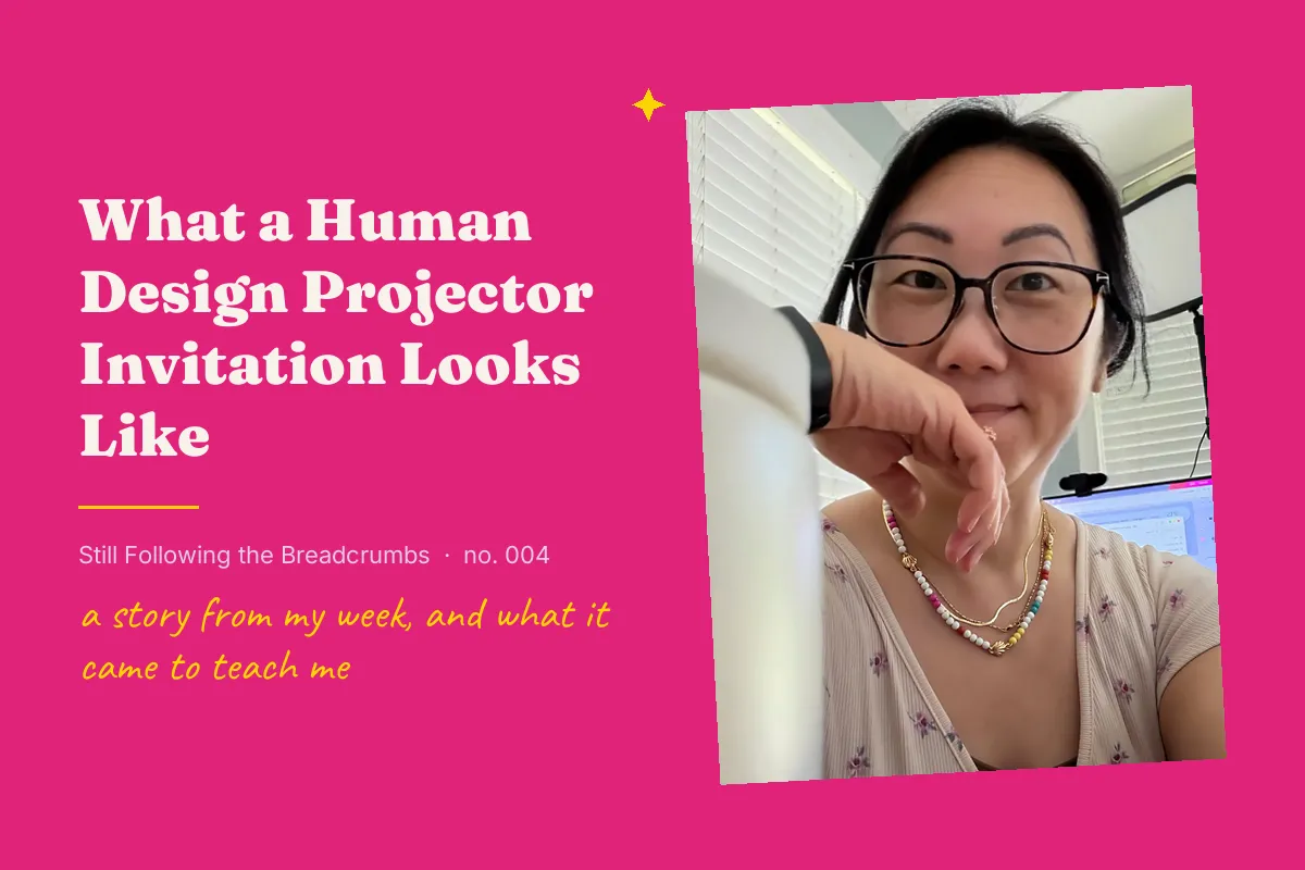 What a Human Design Projector Invitation Looks Like