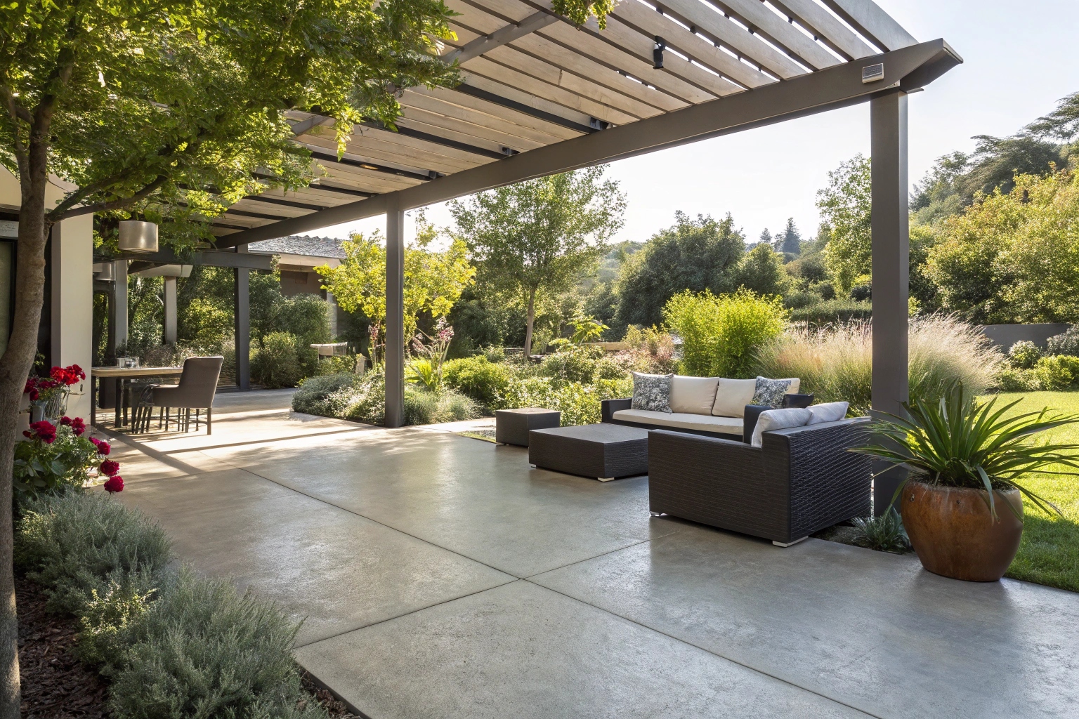 Logan Concrete builds and installs Patio