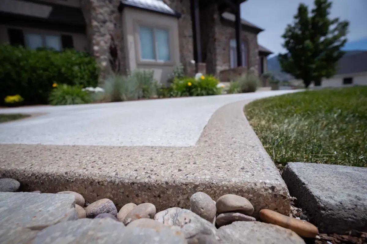 Logan Concrete builds and installs Driveway
