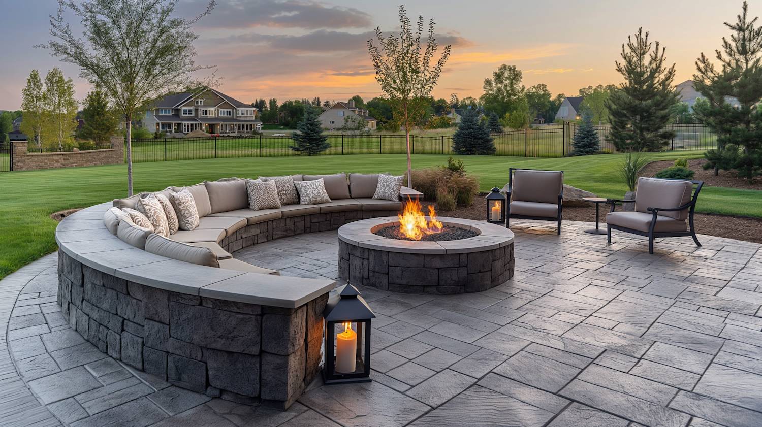 Logan Concrete builds and installs Patio