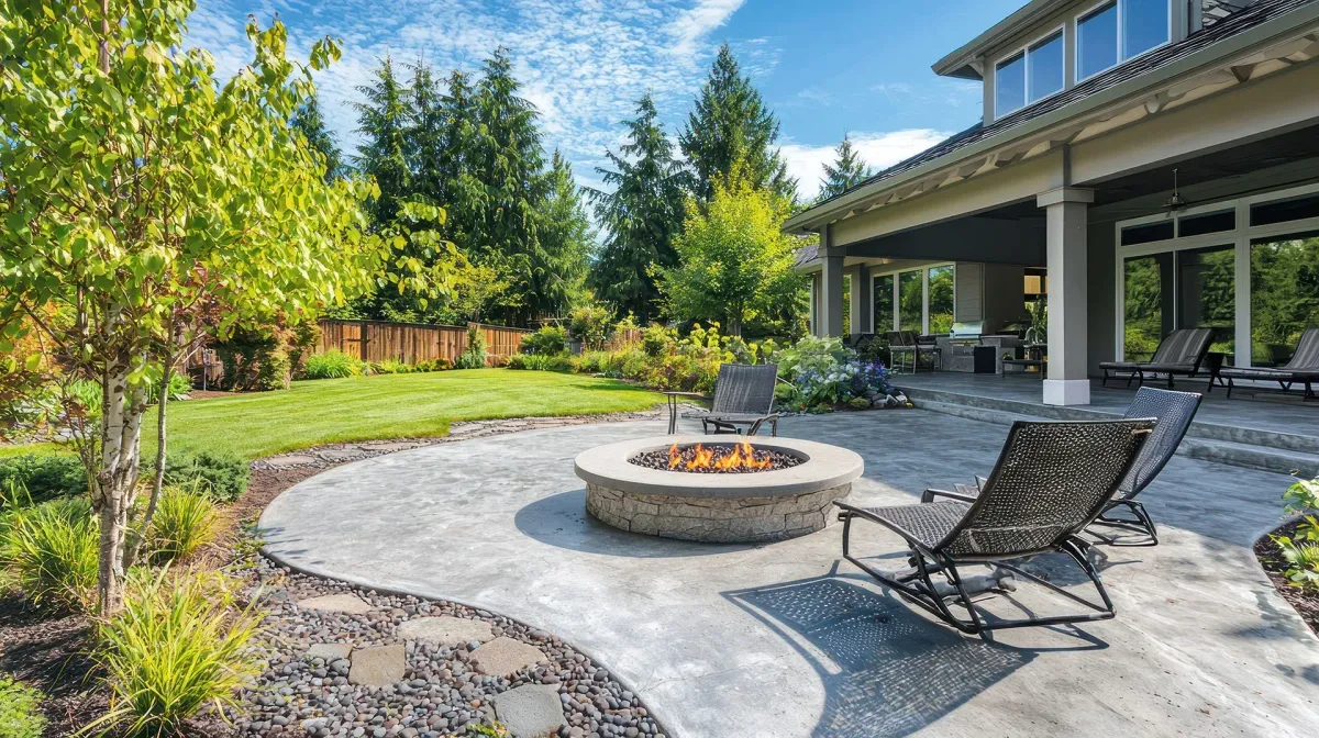 Logan Concrete builds and installs Patio