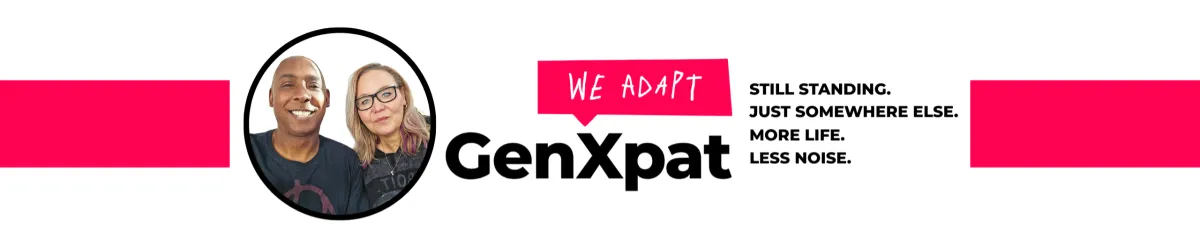 GenXpat founders sharing real-life relocation and midlife life abroad experiences
