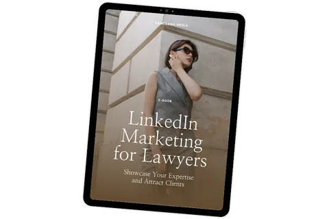 E-book LinkedIn Marketing for Lawyers Mock-up Ebook 1