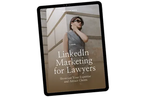 E-book LinkedIn Marketing for Lawyers Mock-up Ebook 2