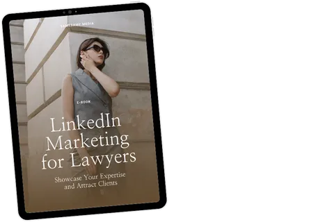 E-book LinkedIn Marketing for Lawyers Mock-up Ebook 2 Mobile
